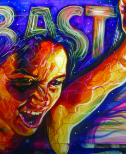 Detail from "Basta” (2010) by Adriana M. J. Garcia