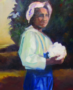 Detail from "A Typical Mexican Girl″ (2010) by Gloria Holguín Cuádraz