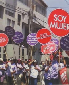 Demonstration for International Women’s Day in Guatemala City, March, 2005. Photograph by Roselyn Costantino