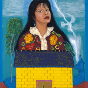 Mujeres Nobles series, 2007. Copyright of artist Santa Barraza, from the art collection of Dr. Laura Rendon